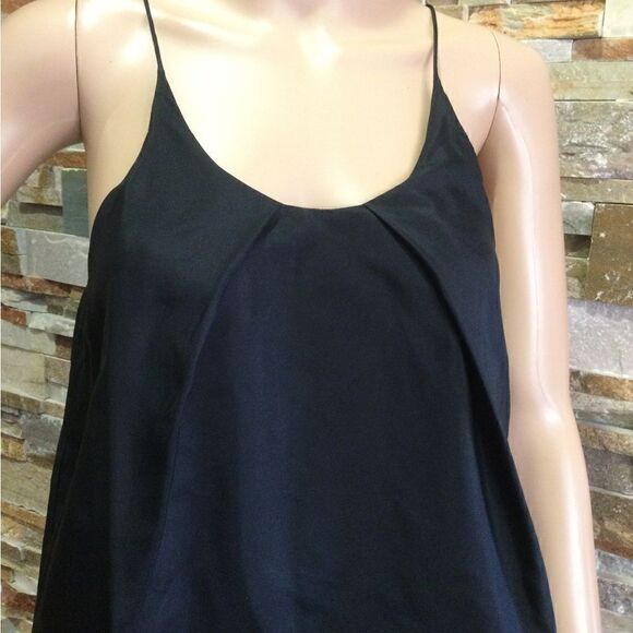 ACNE  Black Satya Layered Crepe Maxi Dress - Picture 5 of 9